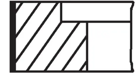 Комплект колец на поршень MAHLE ORIGINAL 03474N3