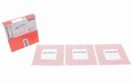 Комплект поршневых колец CITROEN/FIAT/IVECO/HYUNDAI/LADA/PEUGEOT 1,9D 86-03 MAHLE ORIGINAL 03924N2