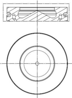 Поршень двигуна MAHLE ORIGINAL 081 PI 00113 000