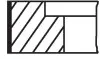 Кольца поршневые MAHLE ORIGINAL 681 RS 00105 0N0 (230402A903, 230402A960) (фото 2)