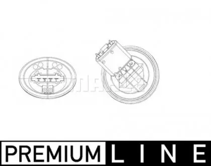 Блок управління обігрівачем Skoda Fabia, VW Polo MAHLE ORIGINAL ABR39000P