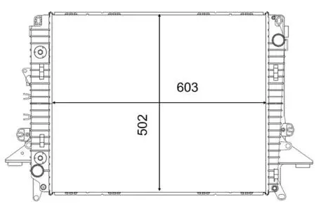 Радіатор охолоджування MAHLE ORIGINAL CR 2577 000S