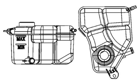 Бачок розширювальний MAHLE ORIGINAL CRT 133 000S (фото 1)