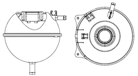 Бачок розширювальний MAHLE ORIGINAL CRT 23 000S