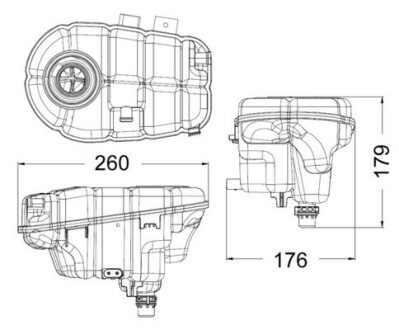 Расширительный бачок Mahle MAHLE ORIGINAL CRT 60 000S