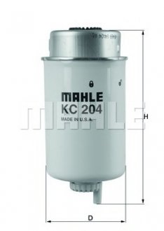 Фильтр топливный MAHLE ORIGINAL KC 204