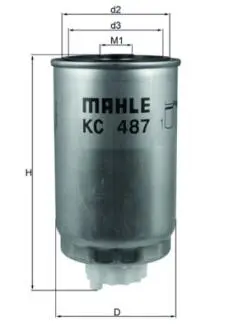 Фильтр топливный MAHLE ORIGINAL KC 487