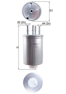 Фільтр паливний MAHLE ORIGINAL KL1026