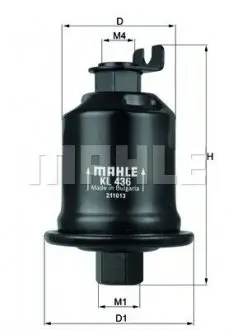 Фільтр паливний Mahle Mitsubishi MAHLE ORIGINAL KL436