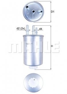 Фильтр топливный Ssangyong MAHLE ORIGINAL KL 505 (фото 1)