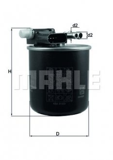 Топливный фильтр MAHLE ORIGINAL KL 911