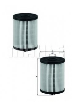 Фильтр топливный MAHLE ORIGINAL KX200D/S (фото 1)