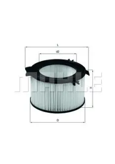 Фільтр салону Mahle VW T4 MAHLE ORIGINAL LA65