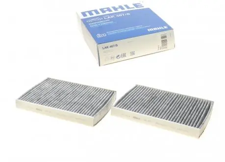 Фильтр салона угольный (комплект 2шт) MAHLE ORIGINAL LAK467/S