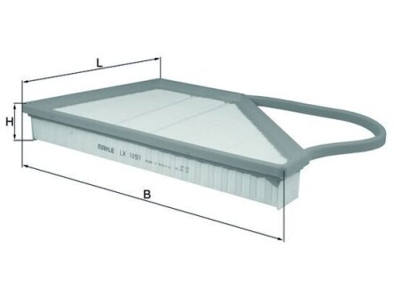 Фільтр повітряний Mahle BENTLEY (L) MAHLE ORIGINAL LX1091