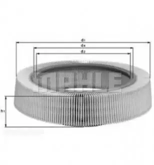 Фильтр воздушный MAHLE ORIGINAL LX235