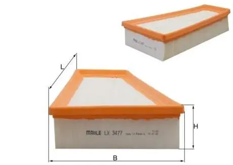 Фильтр воздушный MAHLE ORIGINAL LX3477