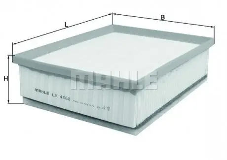 Фильтр воздушный MAHLE ORIGINAL LX4068