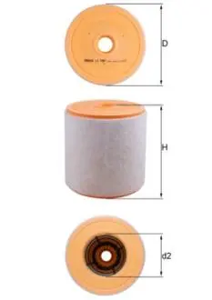 Фильтр воздушный MAHLE ORIGINAL LX4961