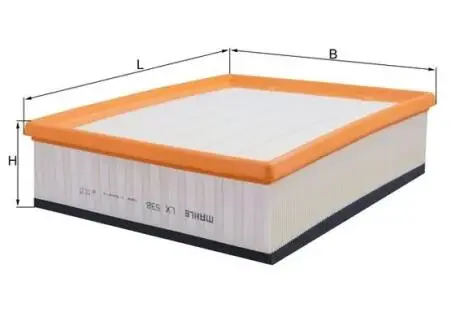 Фильтр воздушный MAHLE ORIGINAL LX 538