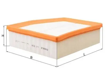 Фільтр повітряний Mahle VW MAHLE ORIGINAL LX934