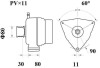 Генератор MAHLE ORIGINAL MG 793 (фото 2)