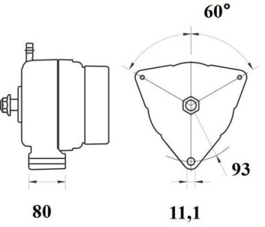 Генератор MAHLE ORIGINAL MG 795 (фото 1)