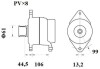 Генератор MAHLE ORIGINAL MG 802 (фото 2)