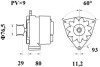 Генератор MAHLE ORIGINAL MG 803 (фото 2)