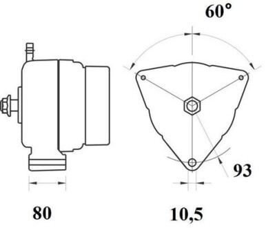 Генератор MAHLE ORIGINAL MG 804