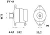 Генератор MAHLE ORIGINAL MG 815 (фото 2)