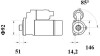 Стартер MAHLE ORIGINAL MS 754 (фото 2)