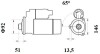 Стартер MAHLE ORIGINAL MS 758 (фото 2)