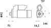 Стартер MAHLE ORIGINAL MS 781 (фото 2)