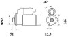 Стартер MAHLE ORIGINAL MS 783 (фото 2)