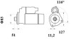 Стартер MAHLE ORIGINAL MS 891 (фото 2)