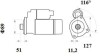 Стартер MAHLE ORIGINAL MS 891 (фото 3)