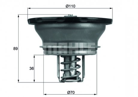 Термостат VOLVO/RVI MAHLE ORIGINAL THD 3 82