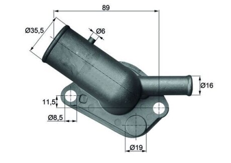 Термостат MAHLE ORIGINAL TI 64 87 D