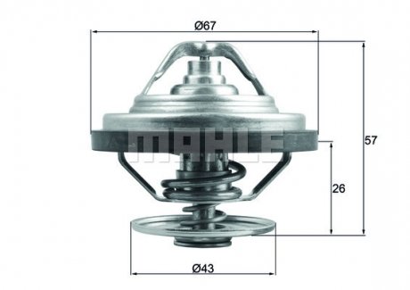 Термостат MAHLE ORIGINAL TX 158 79