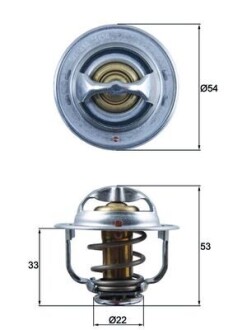 Термостат Opel MAHLE ORIGINAL TX 179 89D