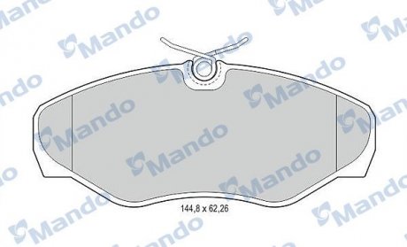 Гальмівні колодки до дисків MANDO MBF015021 (фото 1)