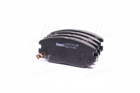 Тормозные колодки дисковые передние MANDO MPH33 (фото 1)