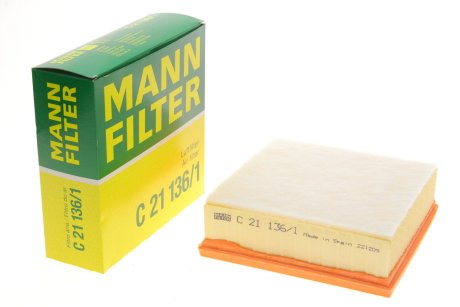 Фільтр повітря MANN-FILTER C 21 136/1 (фото 1)