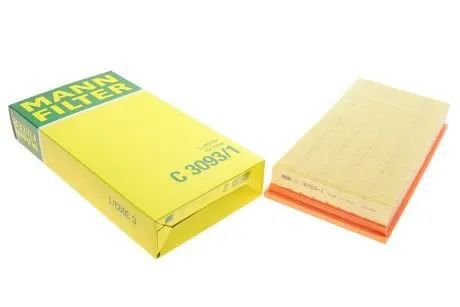 Фільтр повітряний Seat Ibiza/Skoda Fabia 1.2 12V 02-09/Roomster 1.2 12V 06-10/VW Polo 1.2 12V 01-07 MANN-FILTER C 3093/1