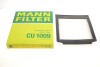 Фільтр салону Land Rover Range Rover 94-02 MANN-FILTER CU 1009 (фото 2)