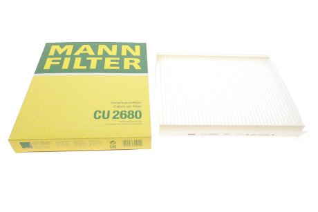 Фільтр салону MANN-FILTER CU 2680 (фото 1)