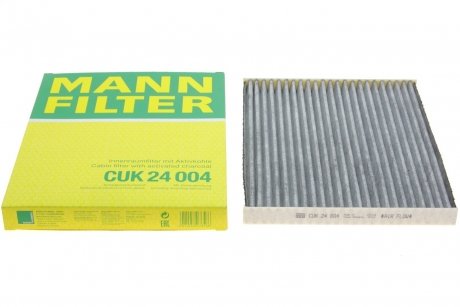 Фильтр салона угольный MANN-FILTER CUK 24 004 (фото 1)