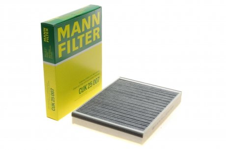 Фільтр салону вугільний MANN-FILTER CUK 25 007 (фото 1)