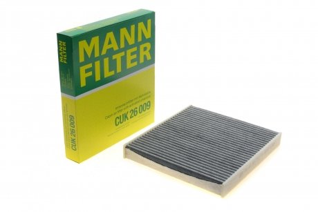 Фільтр салону вугільний MANN-FILTER CUK 26 009 (фото 1)
